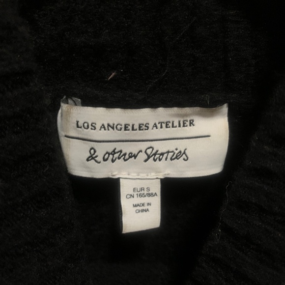 & Other Stories dazzling sequin sweater in black 🤩 - Picture 7 of 8